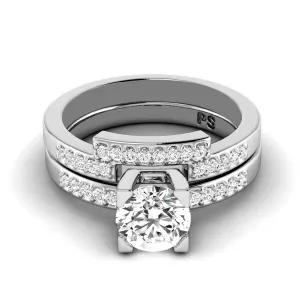 0.60-1.75 CT Round Cut Diamonds - Bridal Set