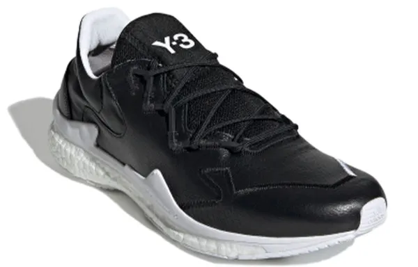 Adidas Y-3 Adizero Runner 'Leather Black' sneakers, black