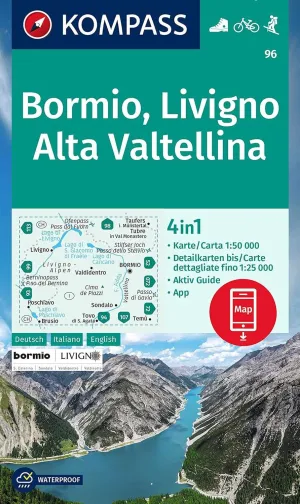 Bormio - Livigno - Alta Valtellina Kompass 96