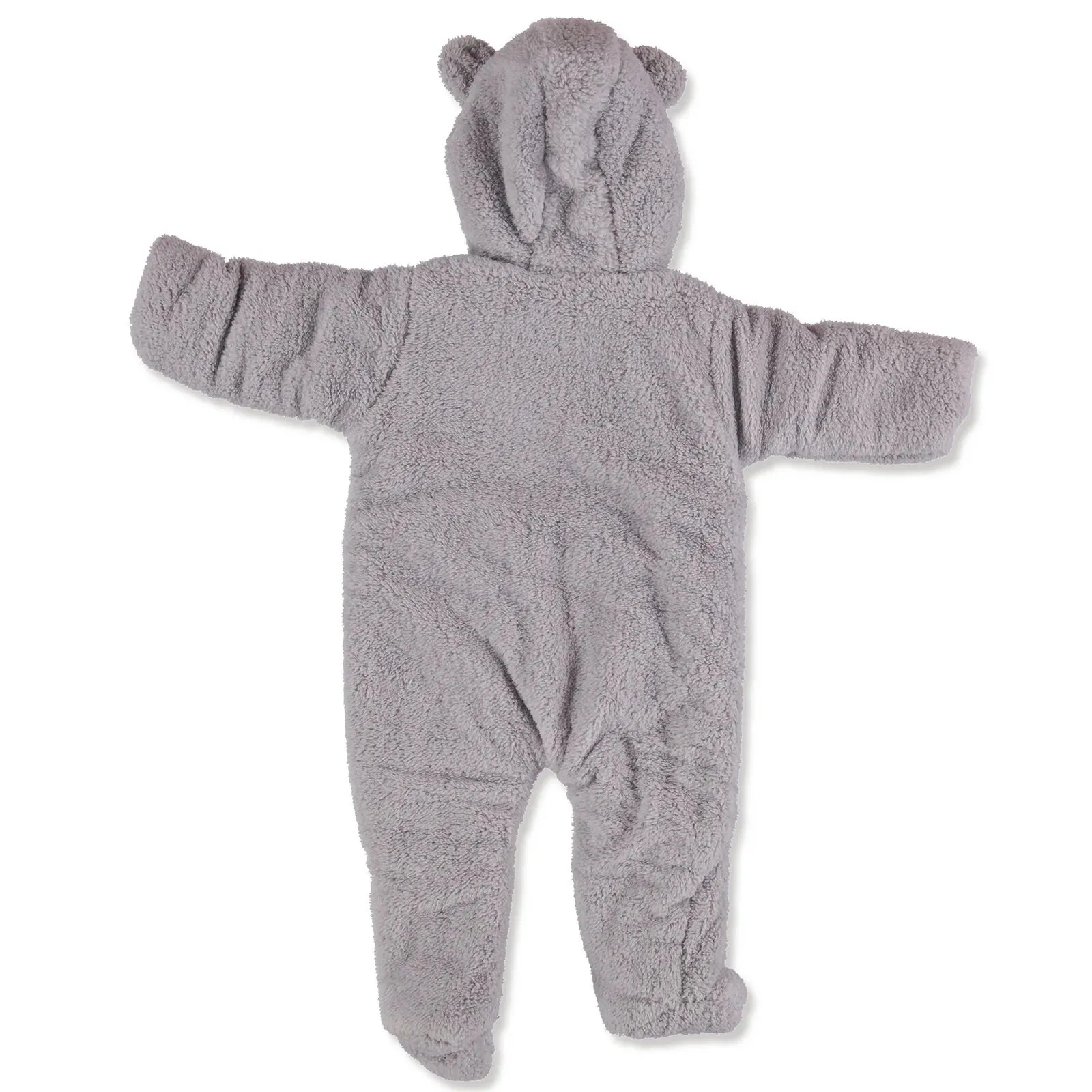 Cassiope Newborn Welsoft Footed Jumpsuit - Grey