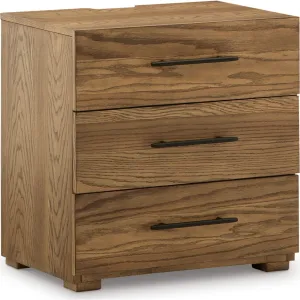 Dakmore Three Drawer Nightstand