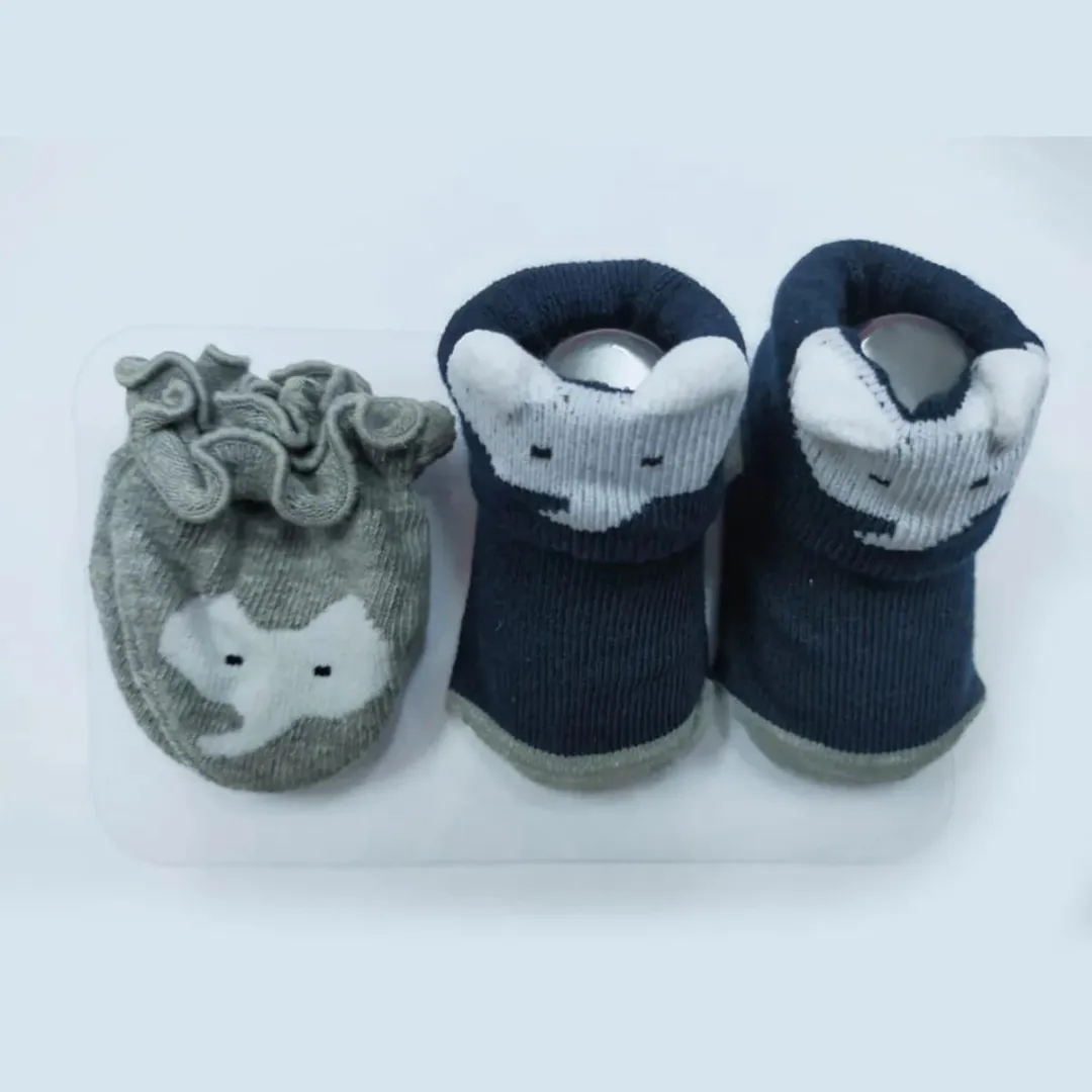 Earth Bebe Mitten & Booties Set