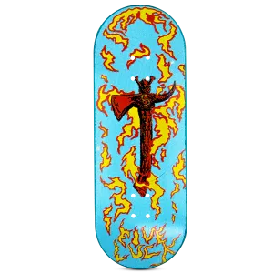 Five Luck Fingerboard Deck - Sacred Axes Light Blue