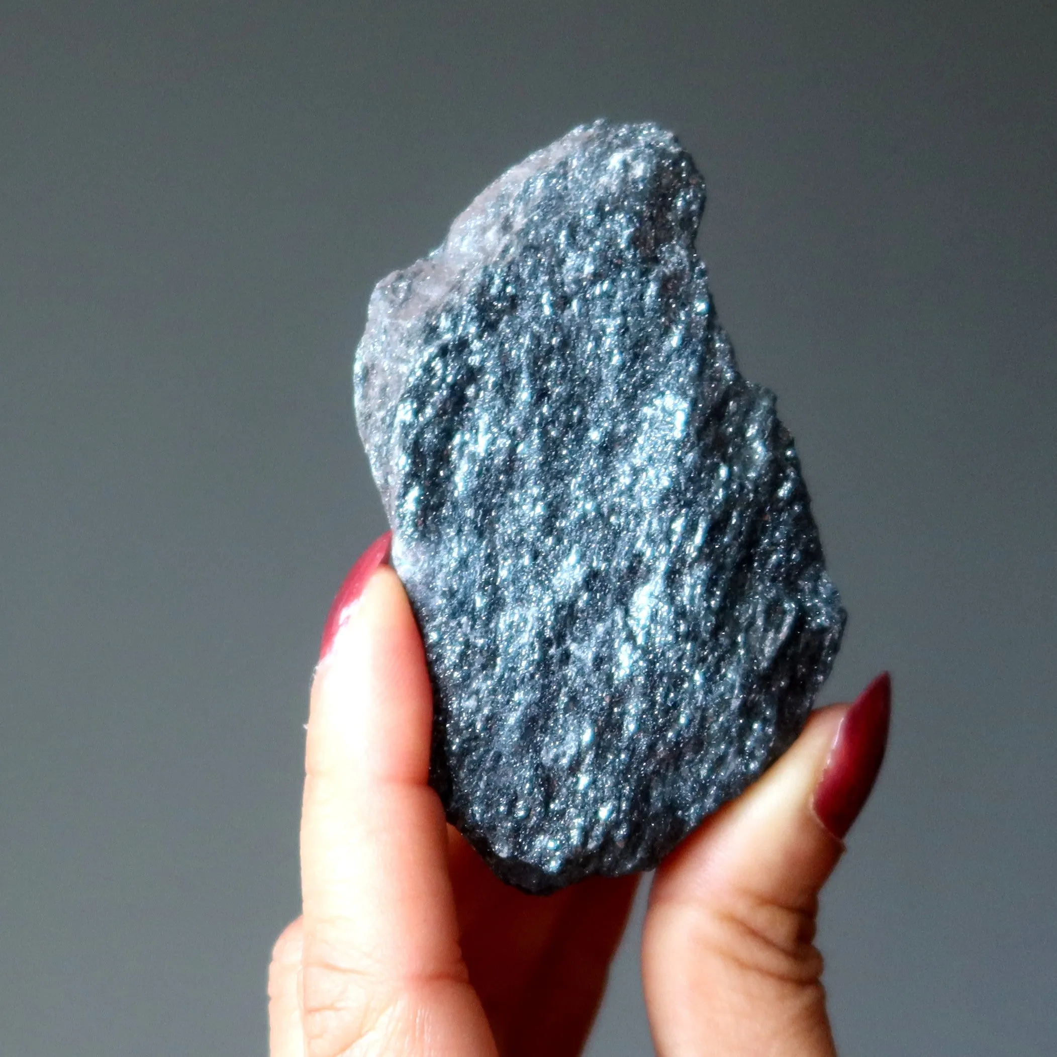 Hematite Raw Specular Stone in Case