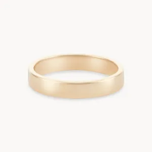 infinity love band polished - 14k yellow gold