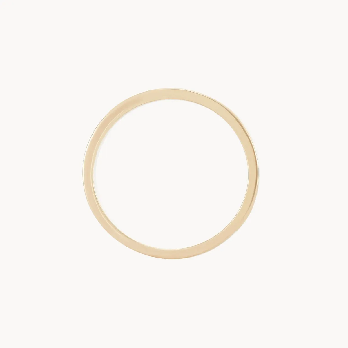 infinity love band polished - 14k yellow gold