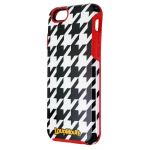 M-Edge LoudMouth Hybrid Case for Apple iPhone 6/6s - Black/White/Red Houndstooth