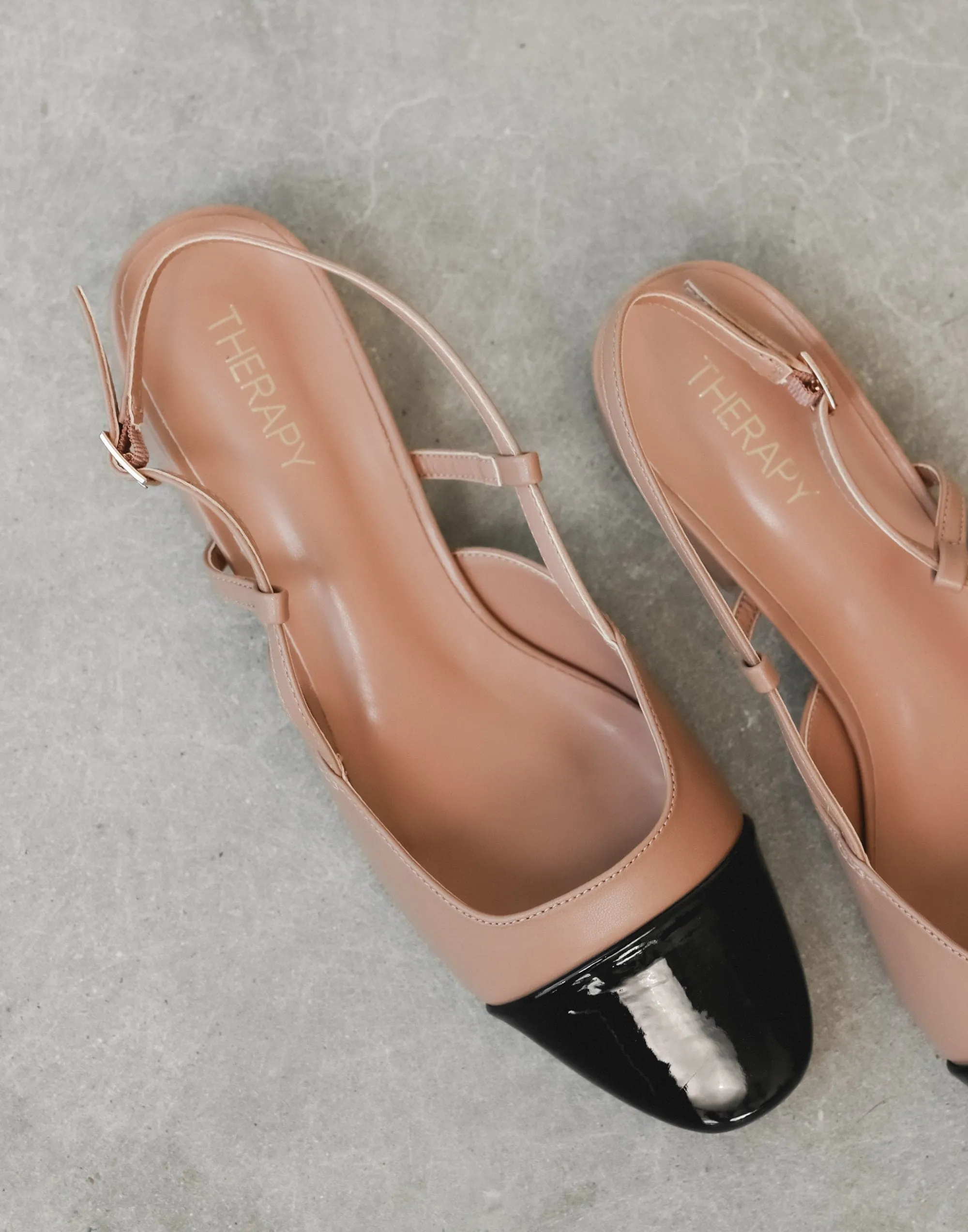 Selene Slingback Ballet (Caramel Smooth) - By Therapy