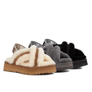 Ugg Adele Platform Slipper(Elastic Backstrap) (Water Resistant)