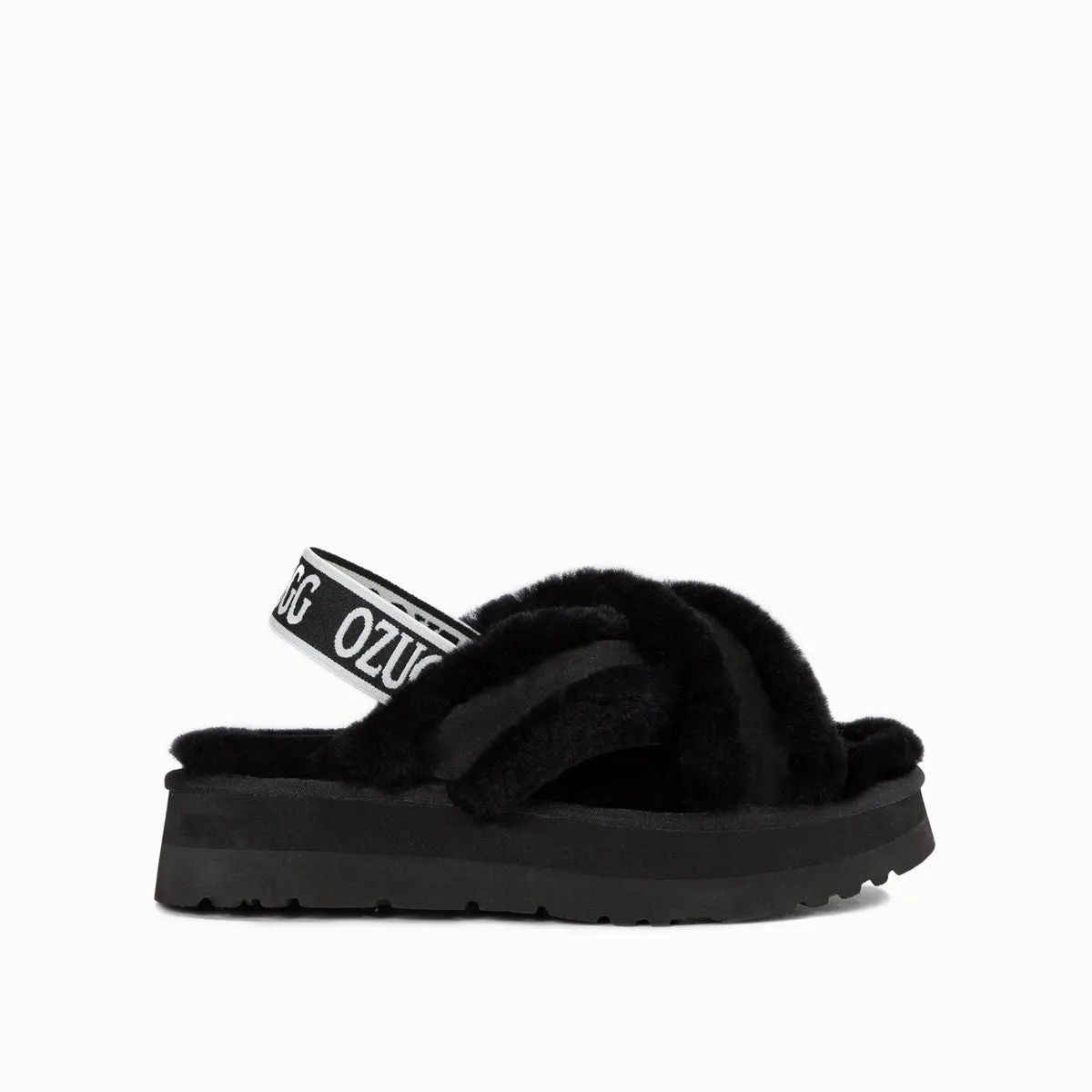 Ugg Adele Platform Slipper(Elastic Backstrap) (Water Resistant)