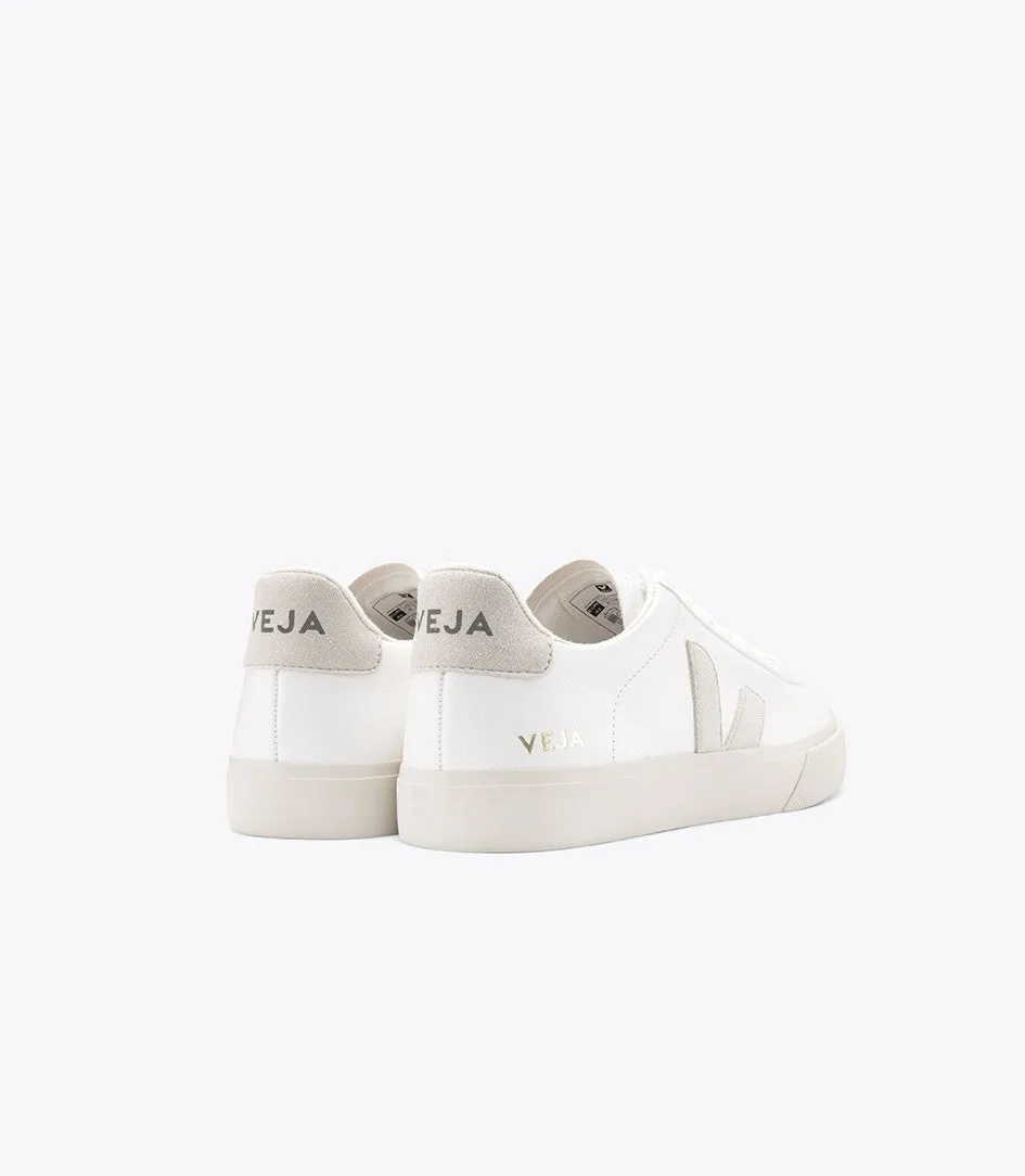 Veja - CAMPO CHROMEFREE LEATHER White Sneakers with Natural V