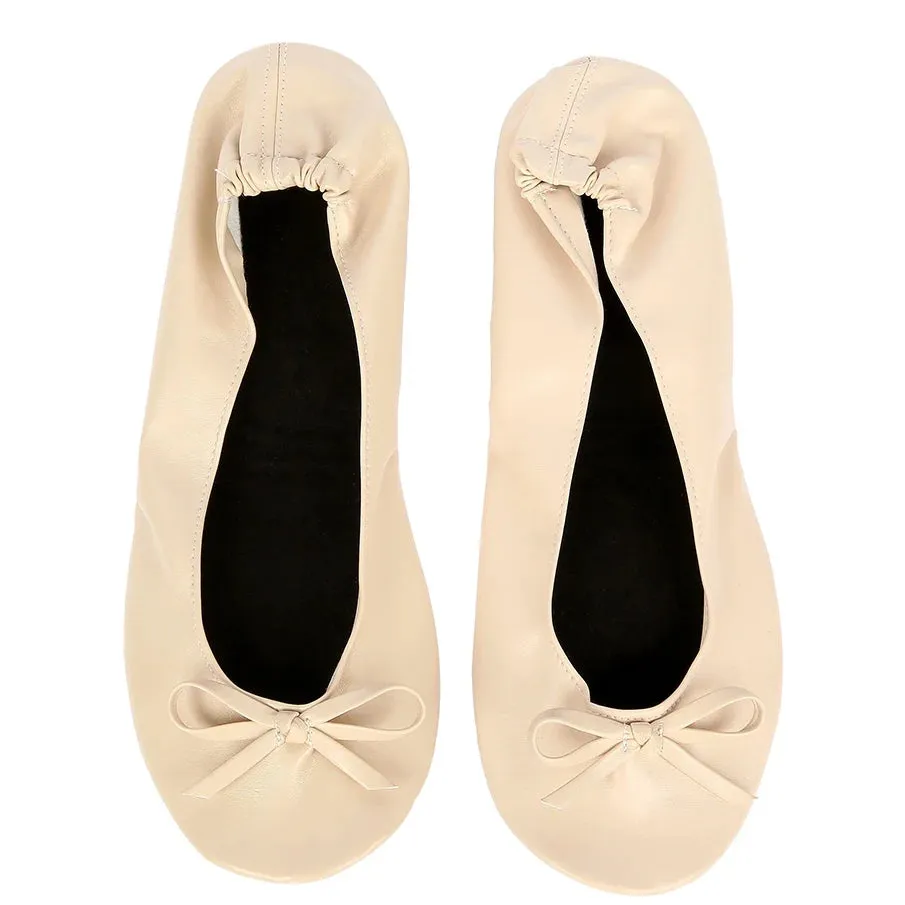 Women Shoes Flats Portable Fold Up Ballerina