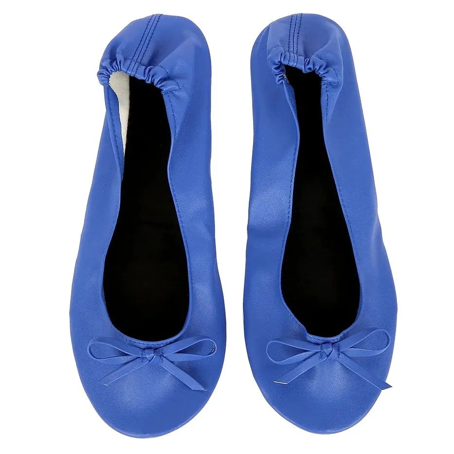 Women Shoes Flats Portable Fold Up Ballerina