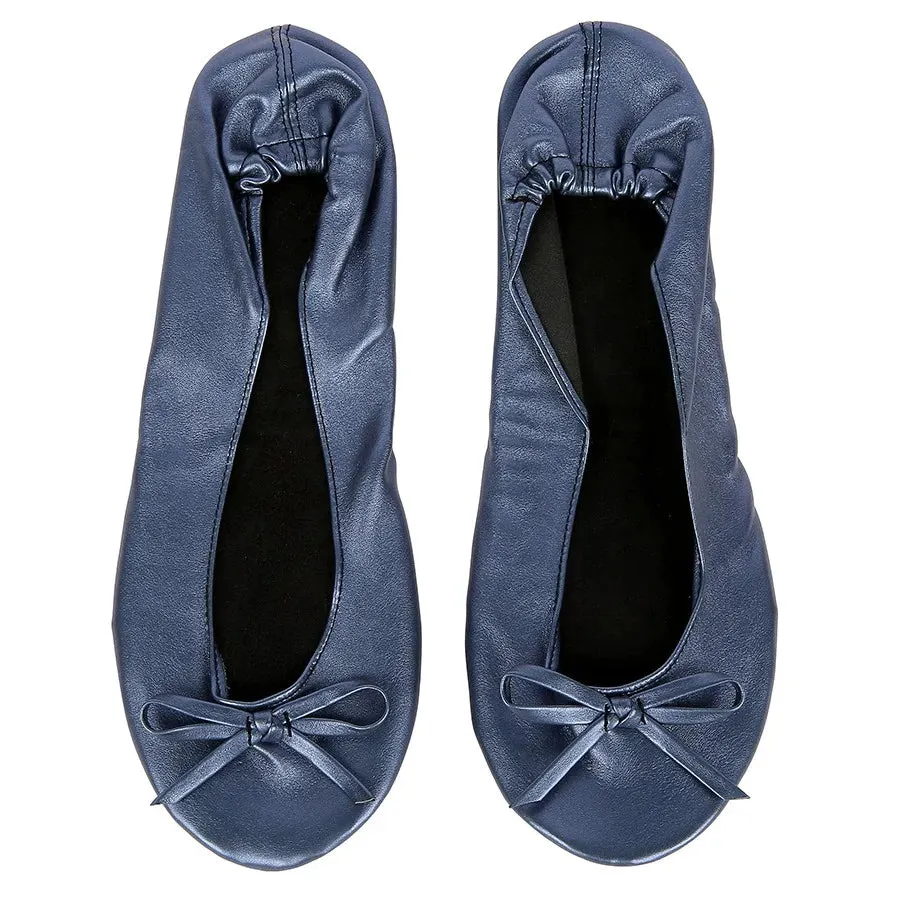 Women Shoes Flats Portable Fold Up Ballerina